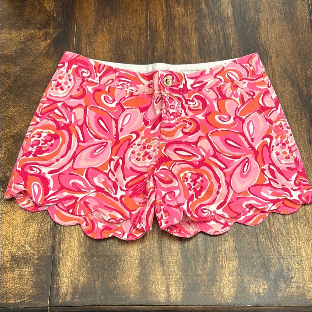 Lilly Pulitzer Pink Floral Women's Shorts